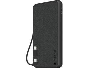 Mophie Powerstation Plus (Fabric) - For USB Device, Smartphone, Tablet PC - 6040 mAh - 2.10 A - 5 V DC Input - 2 x - Black Mophie Powerstation Plus (Fabric) - For USB Device, Smartphone, Tablet PC - 6040 mAh - 2.10 A - 5 V DC Input - 2 x - Black