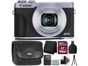 Canon PowerShot G7 X Mark III Wi-Fi Digital Camera Silver Ultimate Accessory Bundle