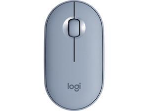 Logitech PEBBLE M350 910-005773 Blue Grey 3 Buttons 1 x Wheel Dual (RF / Bluetooth Wireless) Optical Mouse