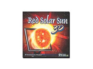 Red Solar Sun 3D Screensaver for Windows