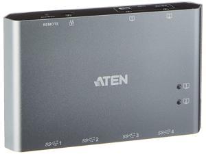 ATEN 2-Port USB-C Gen 2 Sharing Switch with Power Pass-through US3342