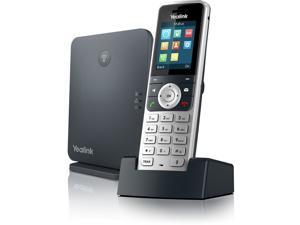 Yealink IP Phone - Cordless - Corded - DECT - Wall Mountable, Desktop - Alabaster Silver, Classic Gray W53P Yealink IP Phone - Cordless - Corded - DECT - Wall Mountable, Desktop - Alabaster Silver, Classic Gray W53P