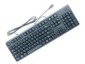 Dell OEM USB Slim Quiet 104-Key Keyboard Black 4G481