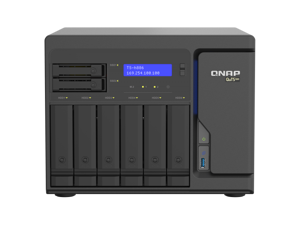 QNAP 8-Bay QuTS hero NAS, Xeon D-1622 2.6GHz, 16GB ECC RAM