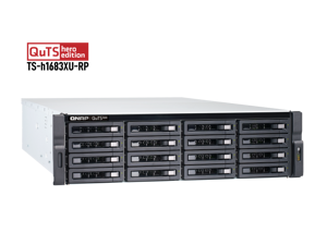 TS-h1683XU-RP-E2236-128G-US QNAP 16-Bay 3U rackmount NAS TS-h1683XU-RP-E2236-128G-US QNAP 16-Bay 3U rackmount NAS