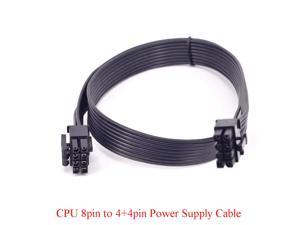 CPU 8pin to 4+4pin Power supply Cable ATX 12V Durable 2xP4 to P8 for Corsair AX Series AX860 AX850 AX760 AX750 AXi Series AX1500i AX1200i AX860i AX760i