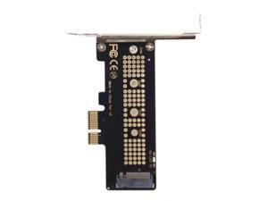 Cablecc Low Profile PCI-E 3.0 x4 Lane to M.2 NGFF M-Key SSD Nvme AHCI PCI Express Adapter Card Cablecc Low Profile PCI-E 3.0 x4 Lane to M.2 NGFF M-Key SSD Nvme AHCI PCI Express Adapter Card