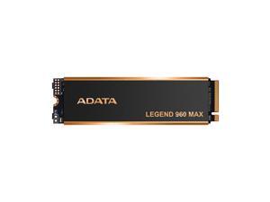 ADATA LEGEND 960 MAX 1TB M.2 2280 PCIe Gen4x4 Internal Solid State Drive | 780TBW - SMI SM2264 3D NAND | Up to 7400 MBps - Black PS5 SSD 1 Terabyte | NVMe 1.4 Support - 1PK