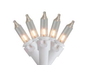300-Count Clear Mini Christmas Light Set, 61ft White Wire 300-Count Clear Mini Christmas Light Set, 61ft White Wire