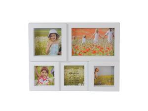 11.5" White Multi-Sized Photo Frame Collage Wall Decoration 11.5" White Multi-Sized Photo Frame Collage Wall Decoration