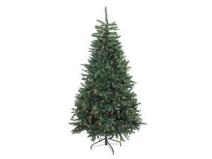 6.5' Pre-Lit Full Artificial Northern Pine Christmas Tree - Clear Lights