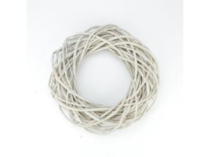 12" White Pealed Weeping Willow Branches Artificial Spring Wreath 12" White Pealed Weeping Willow Branches Artificial Spring Wreath