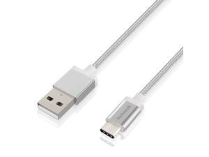 USB Type C Cable, Nekteck Nylon Braided USB-C to USB Type A Male Data & Charging Cord 56k ohm resistor 3.3ft for for Galaxy S8/S8 Plus, S9/S9 Plus, Note 8/ LG G5/G6, Pixel2/ Pixel2 XL , Grey USB Type C Cable, Nekteck Nylon Braided USB-C to USB Type A Male Data & Charging Cord 56k ohm resistor 3.3ft for for Galaxy S8/S8 Plus, S9/S9 Plus, Note 8/ LG G5/G6, Pixel2/ Pixel2 XL , Grey