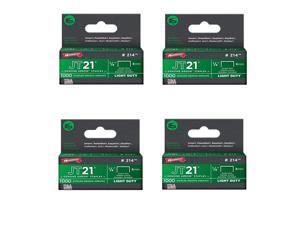Arrow Fastener 214 1/4in. JT21 Light Duty Staple, 1,000 Staples Per Pack, 4 Pack Arrow Fastener 214 1/4in. JT21 Light Duty Staple, 1,000 Staples Per Pack, 4 Pack