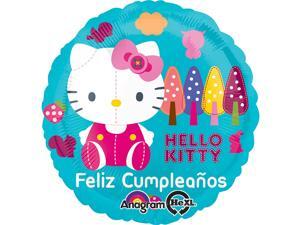 Anagram International Hello Kitty Feliz Cumpleanos Foil Balloon Pack, Multicolor Anagram International Hello Kitty Feliz Cumpleanos Foil Balloon Pack, Multicolor