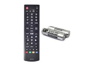 AKB74475401 Replacement TV Remote for LG 49UF6430 43UF6400 49UF6490 49UF6400 43UF6430 43UF6900 43UF6800 43LF5900 49UF6800 49UF6900 49LF5900 32LF595B 24LF4820 65UF6450 with GP Alkaline 2 pcs Batteries