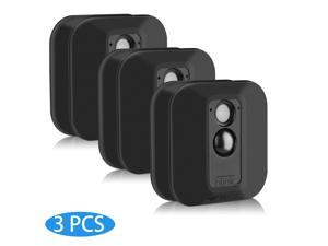 Silicone Covers Skins for Blink XT/XT2 Security Camera,Silicon Case for Blinks Home Security - Anti-Scretch Protective for Full Protection - Indoor Outdoor Best Home Accessories (3 Pack Black)