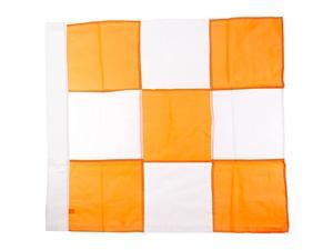 Mutual 14977 Heavy Duty Nylon Airport Flag, 36" Length x 36" Width, Orange/White Mutual 14977 Heavy Duty Nylon Airport Flag, 36" Length x 36" Width, Orange/White
