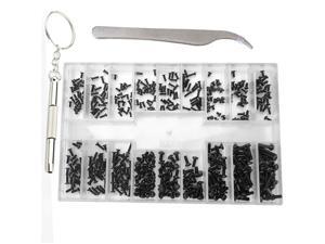 Small Screws Assortment Kit Hotetey 18 Kinds M1.2 / M1.4 / M2.0 Tiny Micro Screws Set with Tweezers and Mini 3 in 1 Screwdriver Keychain for Glasses Watches Small Screws Assortment Kit Hotetey 18 Kinds M1.2 / M1.4 / M2.0 Tiny Micro Screws Set with Tweezers and Mini 3 in 1 Screwdriver Keychain for Glasses Watches