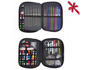 SZLhappyboy Crochet Hooks Set 102 pcs. Aluminum Crochet Hook, Knitting Needle, Sewing kit Set. Gifts to Mom, Girl Friend, Crocheting Enthusiast etc. SZLhappyboy Crochet Hooks Set 102 pcs. Aluminum Crochet Hook, Knitting Needle, Sewing kit Set. Gifts to Mom, Girl Friend, Crocheting Enthusiast etc.