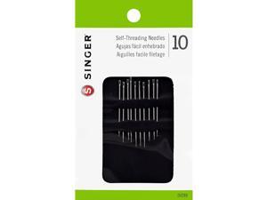SINGER 00280 Self-Threading (Calyxeye) Hand Sewing Needles, Assorted Sizes, 10-Count SINGER 00280 Self-Threading (Calyxeye) Hand Sewing Needles, Assorted Sizes, 10-Count