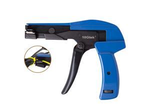 Cable Tie Gun - Fastening and Cutting Tool with Steel Handle Special for Nylon Cable Tie Fasten and Cut Cables in Blue Cable Tie Gun - Fastening and Cutting Tool with Steel Handle Special for Nylon Cable Tie Fasten and Cut Cables in Blue