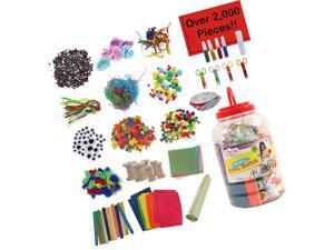 Kraftic All in One Jumbo Craft Bucket Kit, DIY Arts and Crafts Supplies Jar A... Kraftic All in One Jumbo Craft Bucket Kit, DIY Arts and Crafts Supplies Jar A...