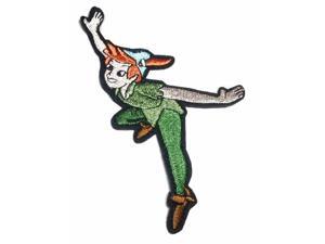 Disneys Peter Pan Flying 4.5" Tall PREMIUM QUALITY Embroidered Patch Disneys Peter Pan Flying 4.5" Tall PREMIUM QUALITY Embroidered Patch