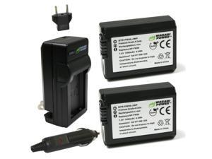 Wasabi Power Battery (2-Pack) and Charger for Sony NP-FW50 Wasabi Power Battery (2-Pack) and Charger for Sony NP-FW50