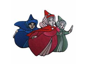 Disneys Sleeping Beauty Movie Three Good Fairies Embroidered PATCH 4"X 3" Disneys Sleeping Beauty Movie Three Good Fairies Embroidered PATCH 4"X 3"