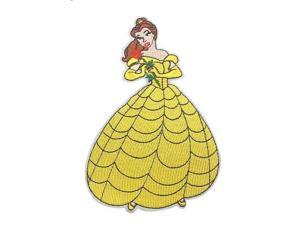 Disneys Belle Large 6" Tall Embroidered Sewn/Iron On Patch Disneys Belle Large 6" Tall Embroidered Sewn/Iron On Patch