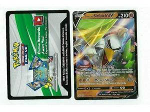 (10) Pokemon Sirfetchd V Ultra Rare Promo SWSH043 & Code Card Champion’s Path (10) Pokemon Sirfetchd V Ultra Rare Promo SWSH043 & Code Card Champion’s Path