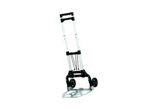 Safco Products Stow and Go Utility Hand Truck, Silver/Black Safco Products Stow and Go Utility Hand Truck, Silver/Black