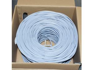 CAT6 1000FT UTP Cable 23AWG CCA Network Ethernet Bulk Wire LAN GRAY CAT6 1000FT UTP Cable 23AWG CCA Network Ethernet Bulk Wire LAN GRAY