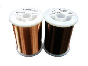 40 AWG Gauge Enameled Copper Magnet Wire 1.0 lbs 33217' Length 0.0034" 200C Nat 