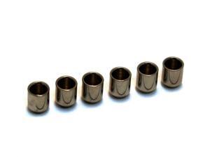 Black Nickel Flush Mount 5/16" String Ferrules for Solid Body Guitar MSSF-BN Black Nickel Flush Mount 5/16" String Ferrules for Solid Body Guitar MSSF-BN