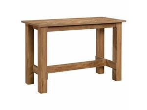 Sauder Boone Mountain Counter Height Dining Table in Sindoori Mango Beige Sauder Boone Mountain Counter Height Dining Table in Sindoori Mango Beige