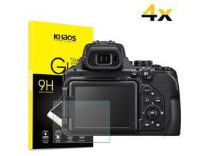 4X Khaos For Nikon COOLPIX P1000 Digital Camera Tempered Glass Screen Protector 4X Khaos For Nikon COOLPIX P1000 Digital Camera Tempered Glass Screen Protector