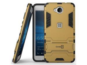 for Microsoft Lumia 650 Phone Case Armor Kickstand Slim Hard Cover Gold for Microsoft Lumia 650 Phone Case Armor Kickstand Slim Hard Cover Gold