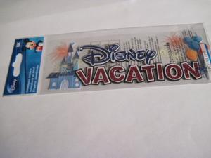 Scrapbooking Crafts Disney Stickers Vacation Title Castle Mouse Ear Balloons Scrapbooking Crafts Disney Stickers Vacation Title Castle Mouse Ear Balloons