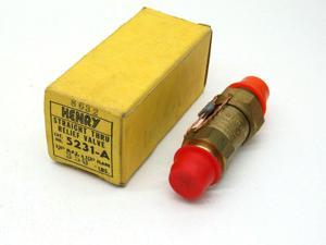 Henry 5231-A Straight Thru Relief Valve 3/8" MPT x 1/2" Flare