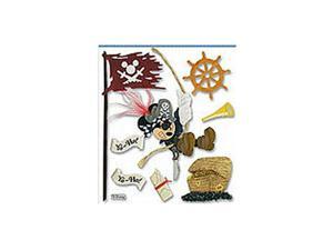 Scrapbooking Stickers Disney Mickey Mouse Pirate Flag Treasure Chest Ship Wheel Scrapbooking Stickers Disney Mickey Mouse Pirate Flag Treasure Chest Ship Wheel