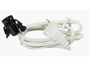 Westinghouse 6 Appliance Cord Extension 18/2 Snap-In Candelabra Socket 23311-51 Westinghouse 6 Appliance Cord Extension 18/2 Snap-In Candelabra Socket 23311-51