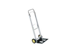Safco Products Hide-Away Collapsible Utility Hand Truck, Silver/Black Safco Products Hide-Away Collapsible Utility Hand Truck, Silver/Black