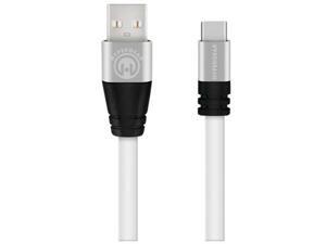 New HyperGear 13891 6ft. Flexi USB 2.0 to USB-C Charge & SYNC Cable White New HyperGear 13891 6ft. Flexi USB 2.0 to USB-C Charge & SYNC Cable White