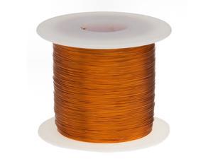 43 AWG Gauge Heavy Formvar Copper Magnet Wire 4 oz 15793' 0.0026" 105C Amber 