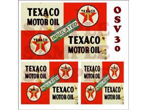 WEATHERED WATERSLIDE BUILDING SIGN DECALS O SCALE MOTORCYCLE SERVICE OSV100 