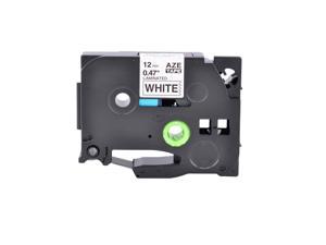 1/2" Black on White TZe-231 TZ Label Compatible for Brother P-Touch Black Ink TZ TZe Tape