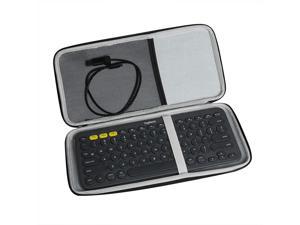 Hermitshell Hard Travel Case Fits Logitech K400 920-007119 Plus Wireless Touch Keyboard 