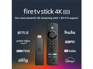 Fire TV Stick 4K Max streaming device WiFi 6 Alexa Voice Remote includes TV controls